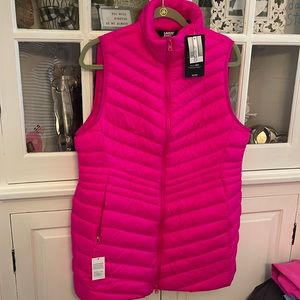 Lands end hot pink nwt hyper vest medium m